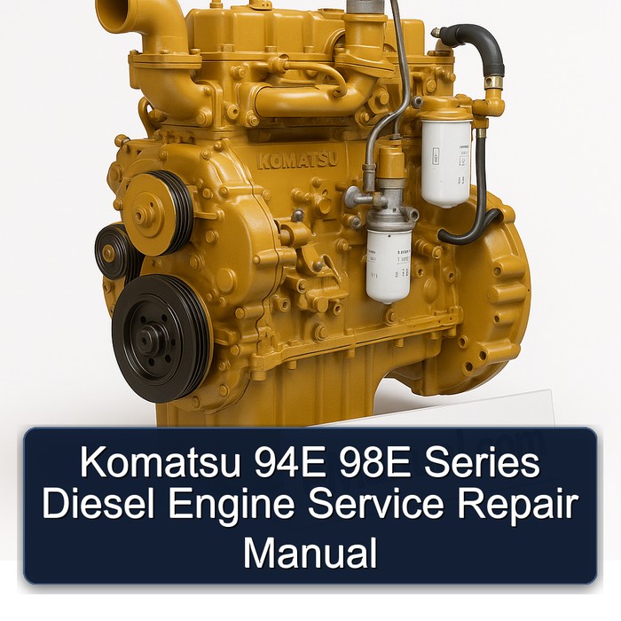 Komatsu 94E 98E Series Diesel Engine Service Repair Manual 