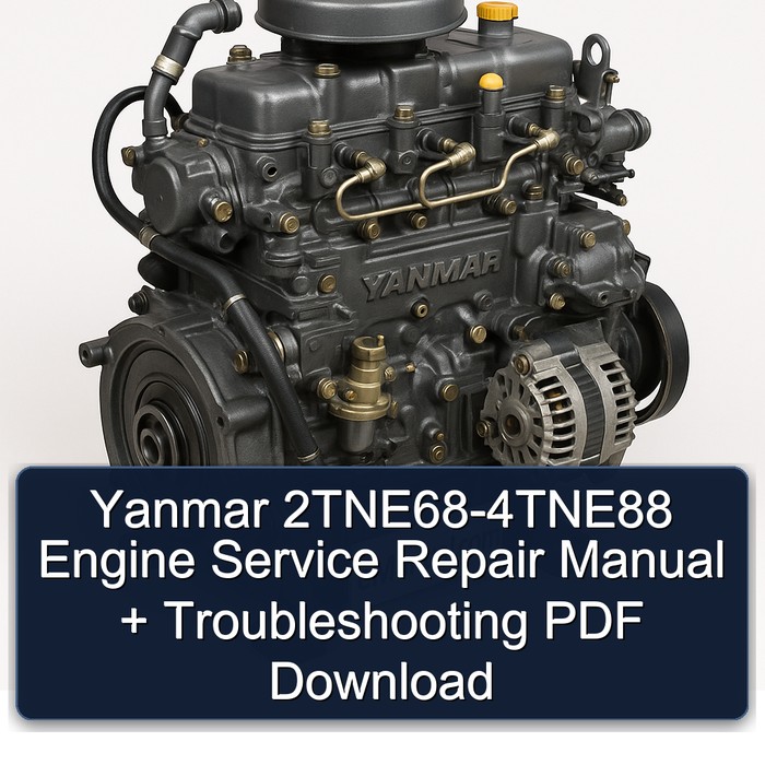 Manual de Servicio y Reparación de Motores Yanmar 2TNE68, 3TNE68, 3TNE74, 3TNE78A, 3TNE82A, 3TNE82, 3TNE84, 3TNE88, 4TNE82, 4TNE84, 4TNE88, 3TNE84T, 4TNE84T + Solución de Problemas - Descarga PDF