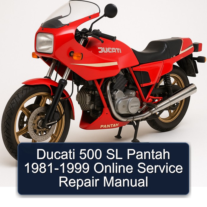 Ducati 500 SL Pantah 1981-1999 Online Manual de servicio y reparación