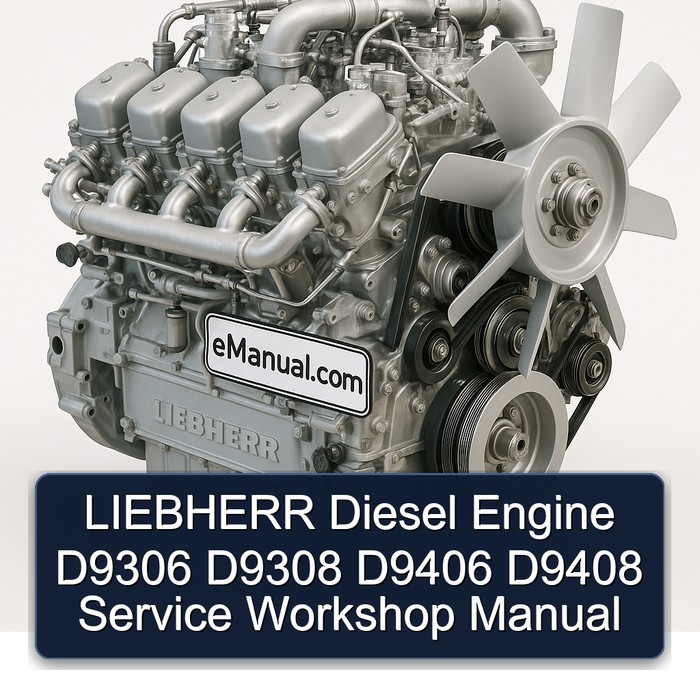 LIEBHERR Diesel Engine D9306 D9308 D9406 D9408 Service Workshop Manual