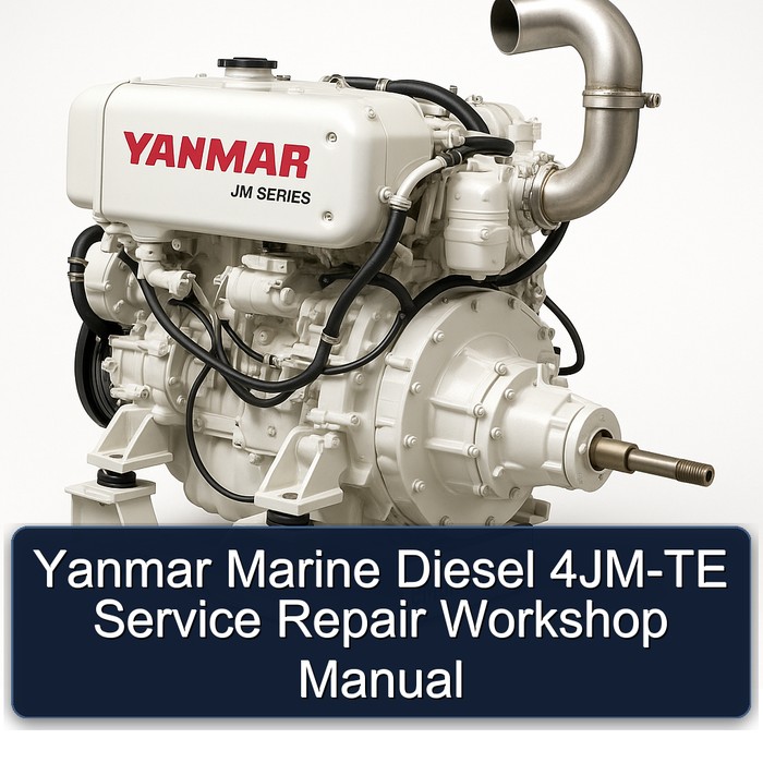 Yanmar Marine Diesel 4JM-TE Service Repair Workshop Manual 