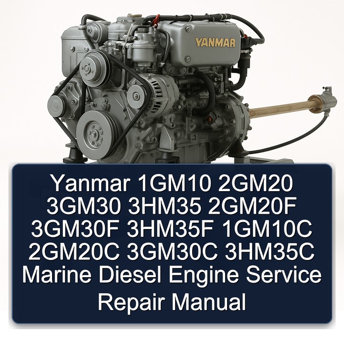Yanmar 1GM10 2GM20 3GM30 3HM35 2GM20F 3GM30F 3HM35F 1GM10C 2GM20C 3GM30C 3HM35C Marine Diesel Engine Manual de servicio y reparación