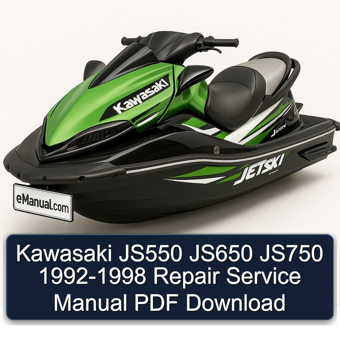 Kawasaki JS550 JS650 JS750 1992-1998 Repair Service Manual PDF Download