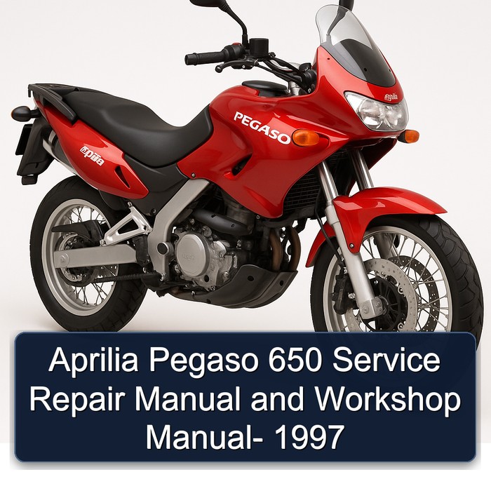 Aprilia Pegaso 650 Manual de servicio y reparación and Workshop Manual- 1997