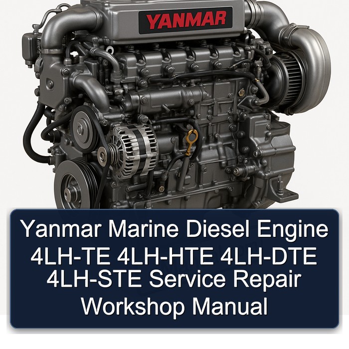 Yanmar Marine Dieselmotoren 4LH-TE, 4LH-HTE, 4LH-DTE, 4LH-STE Werkstatt-Handbuch