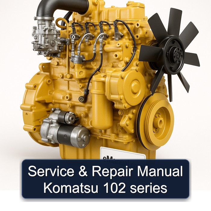 Komatsu 102 Series Workshop Service Repair Manual PDF Download