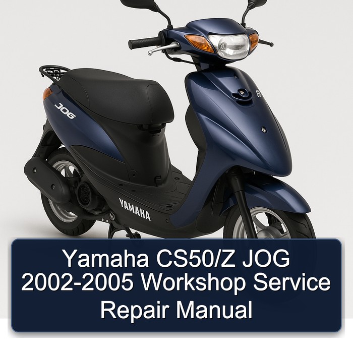 Yamaha CS50/Z JOG 2002-2005 Workshop Manual de servicio y reparación