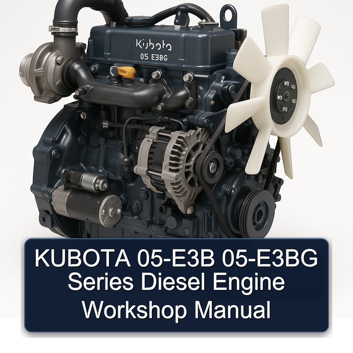 KUBOTA 05-E3B / 05-E3BG Dieselmotor Werkstatt-Handbuch