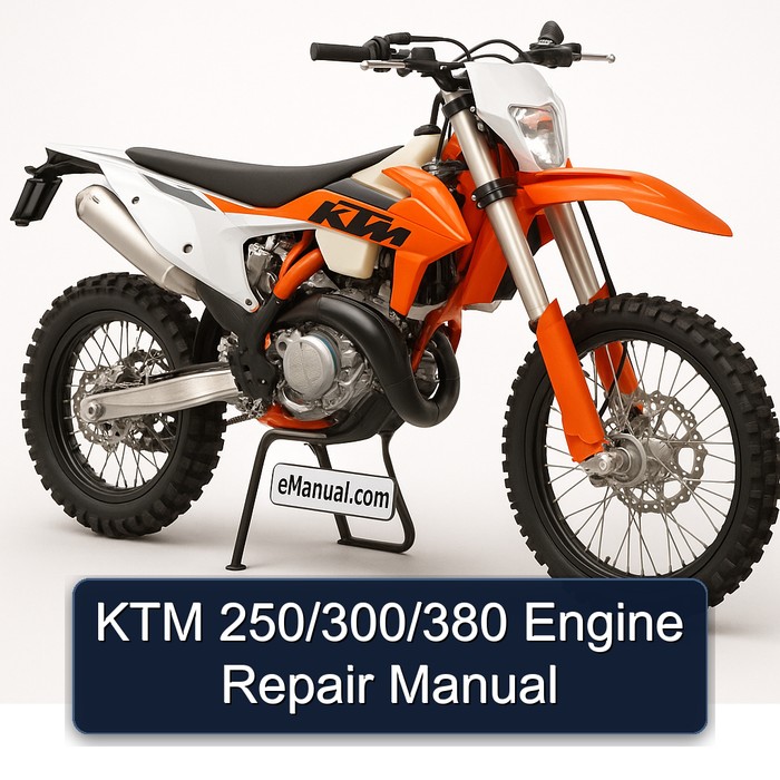 KTM 250/300/380 Engine Repair Manual