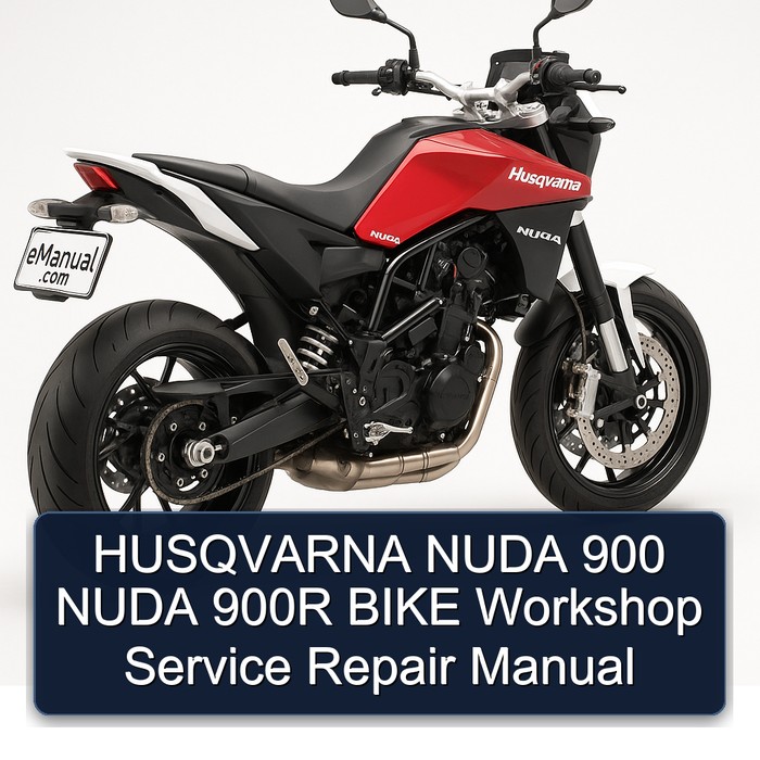 HUSQVARNA NUDA 900 NUDA 900R BIKE Workshop Manual de servicio y reparación