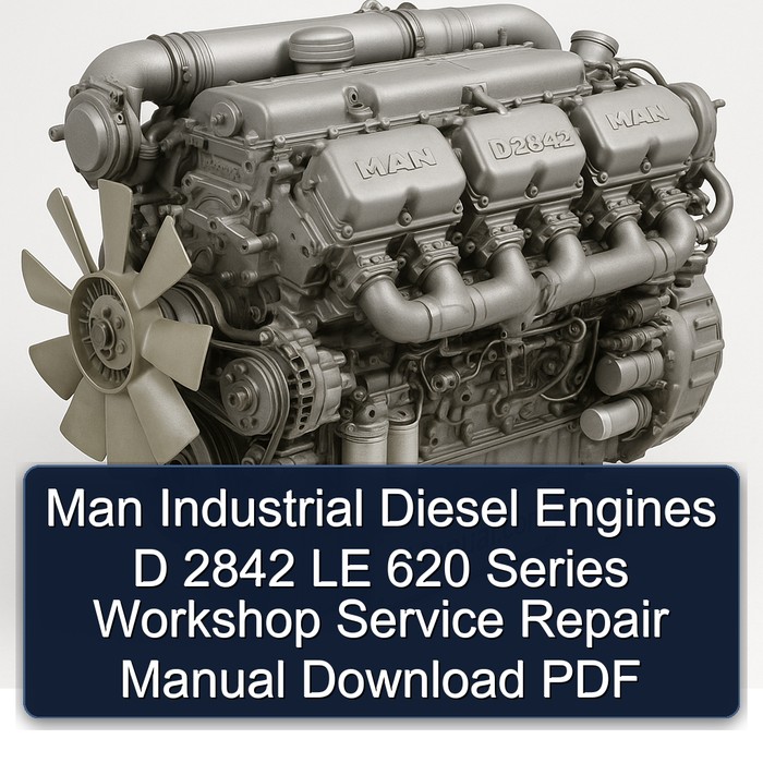 Man Industrial Diesel Engines D 2842 LE 620 Series Workshop Service Repair Manual Download PDF