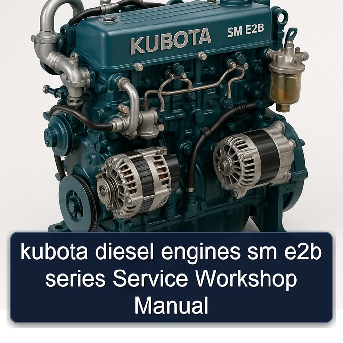 kubota diesel engines sm e2b series Service Workshop Manual