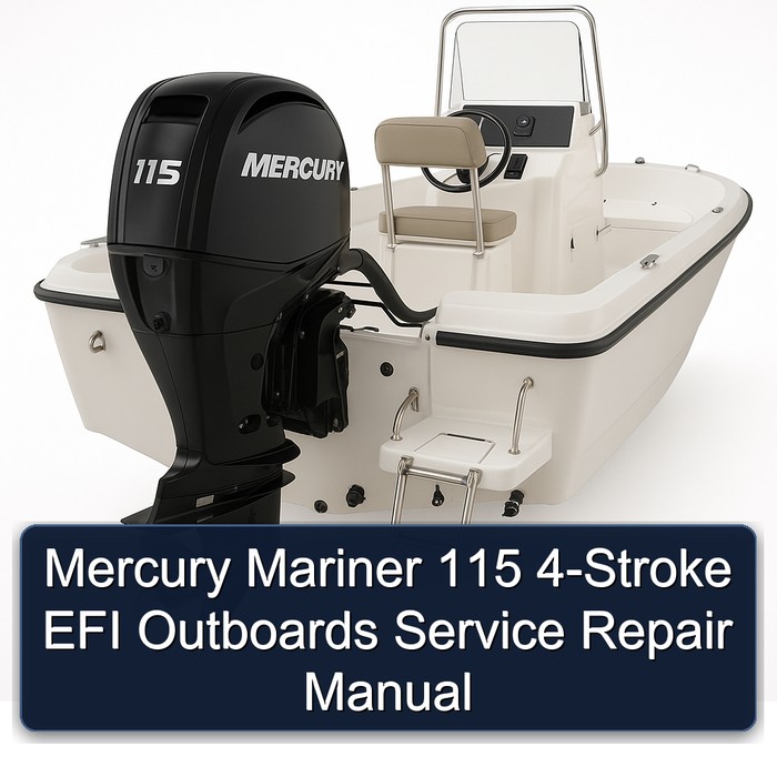 Mercury Mariner 115 4-Stroke EFI Outboards Manual de servicio y reparación