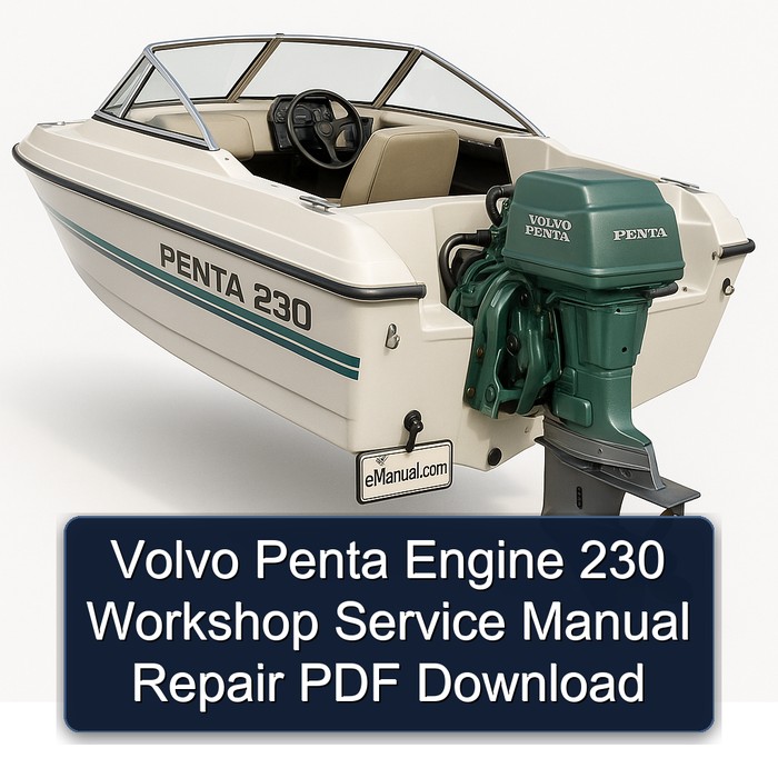 Volvo Penta Engine 230 Workshop Service Manual Repair PDF Download