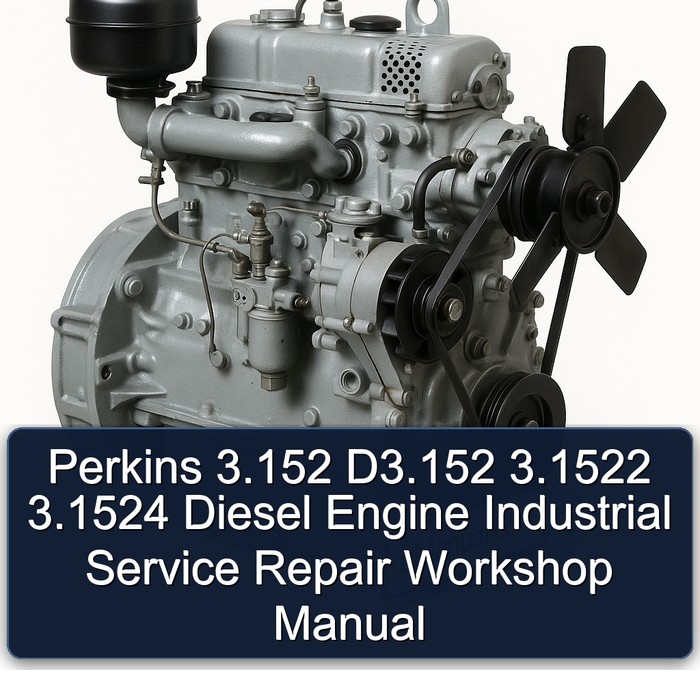 Perkins 3.152 D3.152 3.1522 3.1524 Diesel Engine Industrial Service Repair Workshop Manual