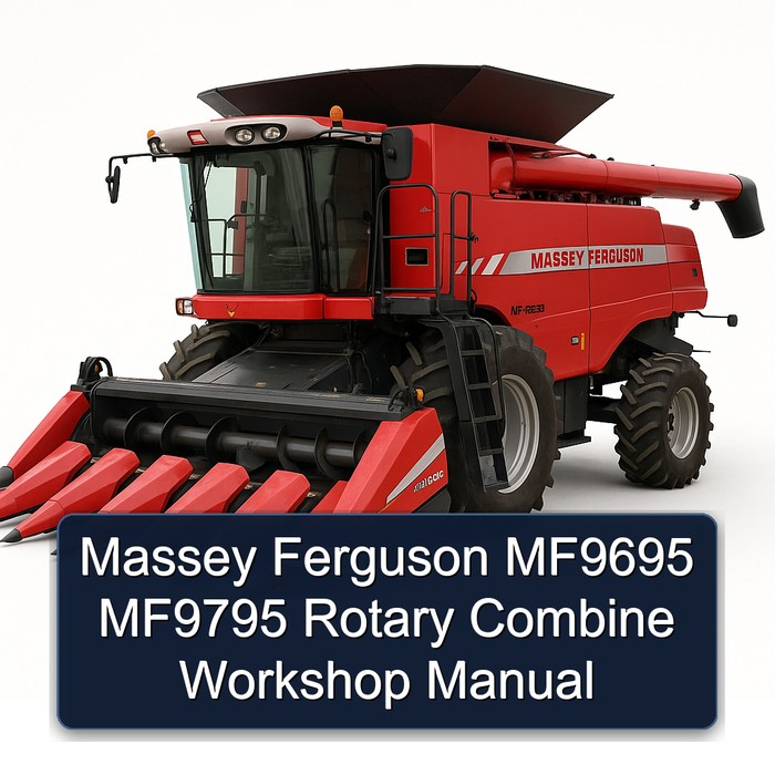 Massey Ferguson MF9695 MF9795 Rotary Combine Workshop Manual