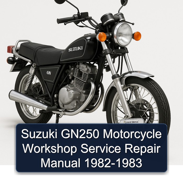 Suzuki GN250 Motorcycle Workshop Manual de servicio y reparación 1982-1983