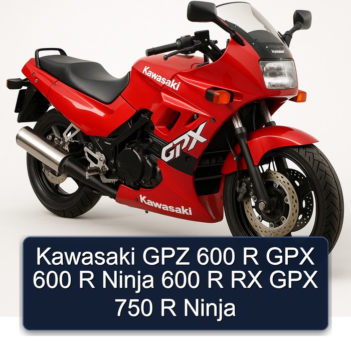 Kawasaki GPZ 600 R GPX 600 R Ninja 600 R RX GPX 750 R Ninja