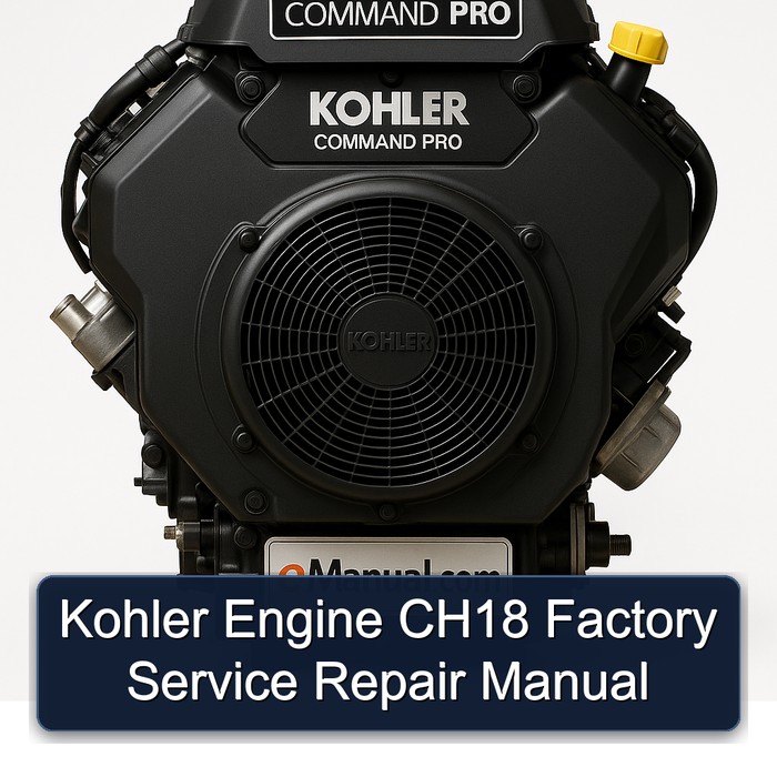 Kohler Engine CH18 Factory Manual de servicio y reparación