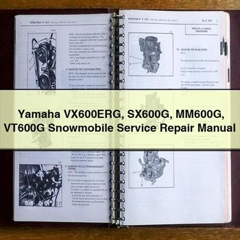 Yamaha VX600ERG SX600G MM600G VT600G Snowmobile Workshop Service Repair Manual PDF Download