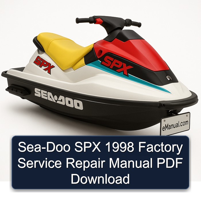 Sea-Doo SPX 1998 Factory Service Repair Manual PDF Download