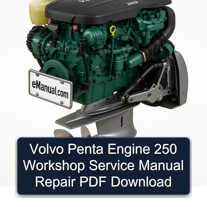 Volvo Penta Engine 250 Workshop Service Manual Repair PDF Download