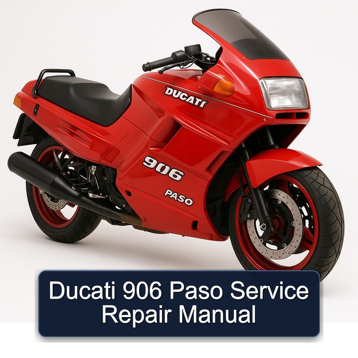 Ducati 906 Paso Manual de servicio y reparación