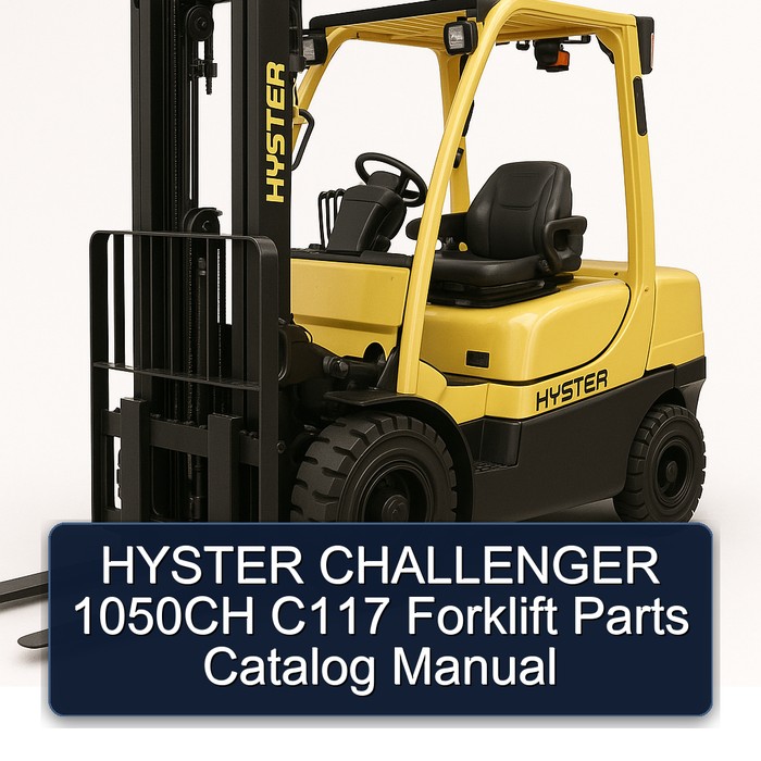 HYSTER CHALLENGER 1050CH C117 Forklift Parts Catalog Manual
