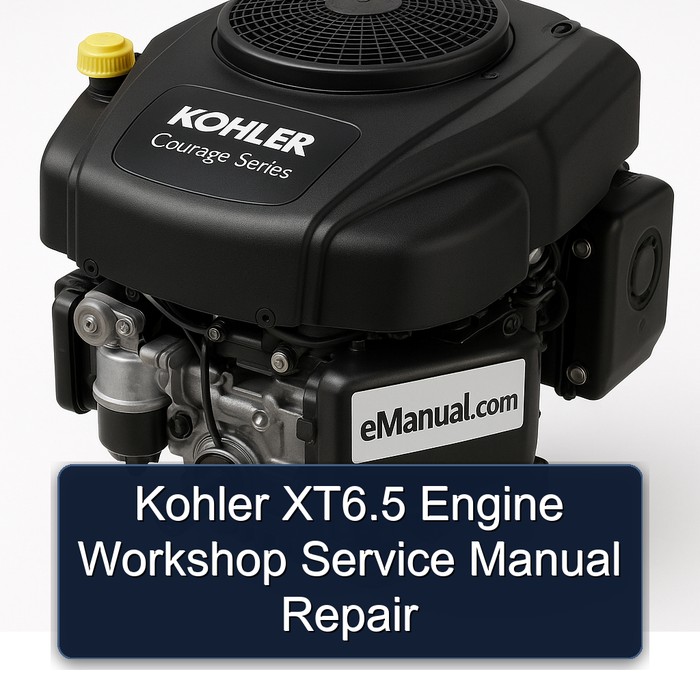 Kohler XT6.5 Engine Workshop Service Manual Repair