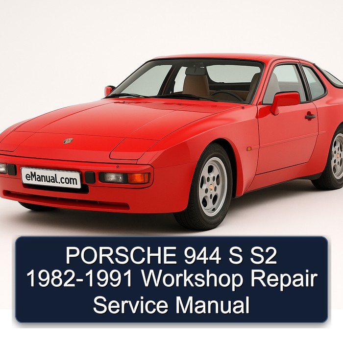 PORSCHE 944 S S2 1982-1991 Workshop Repair Service Manual