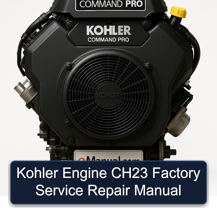Kohler Engine CH23 Factory Manual de servicio y reparación