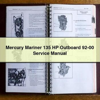 Mercury Mariner 135 HP Outboard 92-00 Workshop Service Repair Manual PDF Download