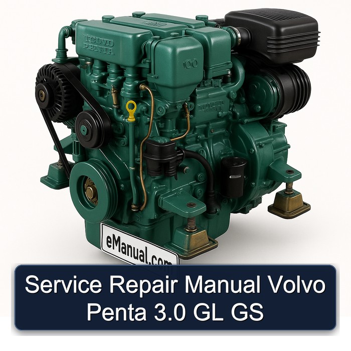 Service Repair Manual Volvo Penta 3.0 GL GS 