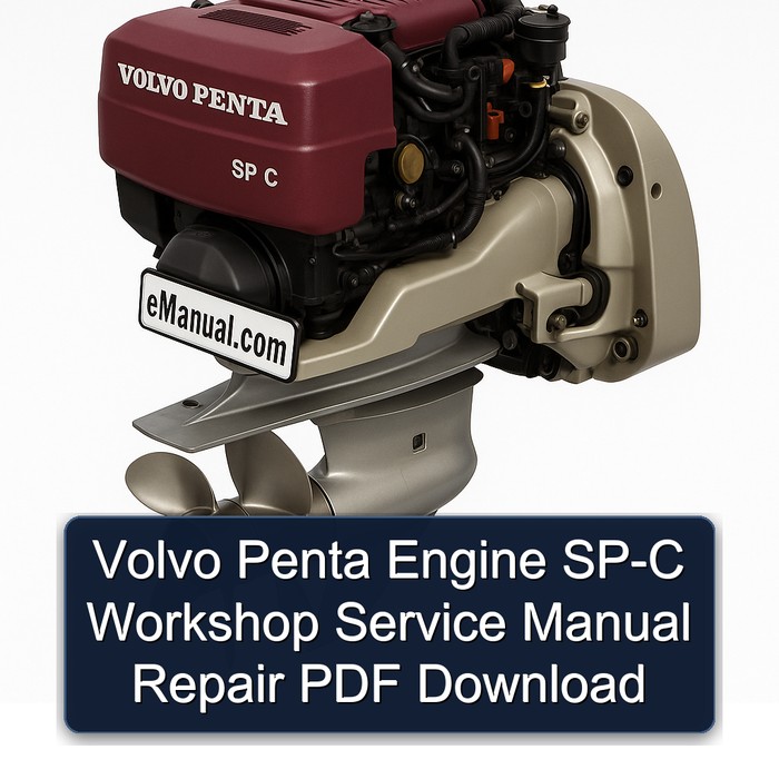Volvo Penta Engine SP-C Workshop Service Manual Repair PDF Download