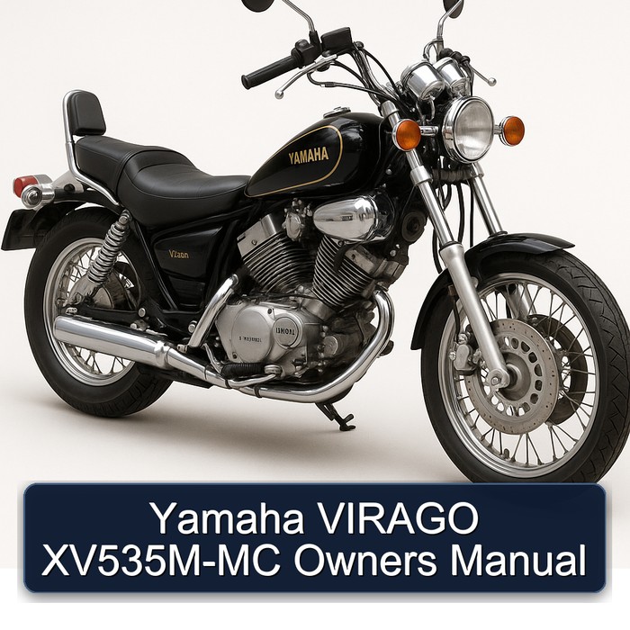 Yamaha VIRAGO XV535M-MC Owners Manual 