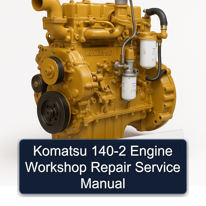 Komatsu 140-2 Engine Workshop Repair Service Manual 