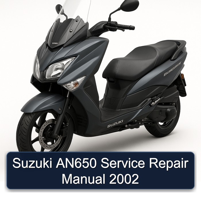 Suzuki AN650 Manual de servicio y reparación 2002