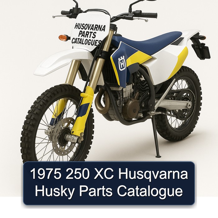 1975 250 XC Husqvarna Husky Parts Catalogue