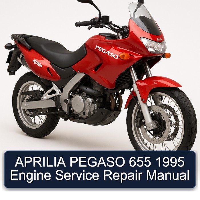 APRILIA PEGASO 655 1995 Engine Manual de servicio y reparación