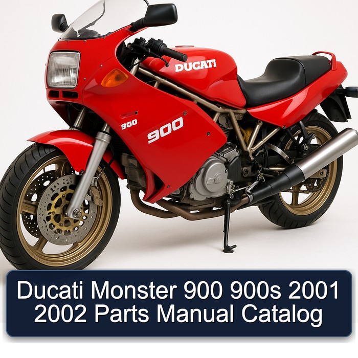 Ducati Monster 900 900s 2001 2002 Parts Manual Catalog