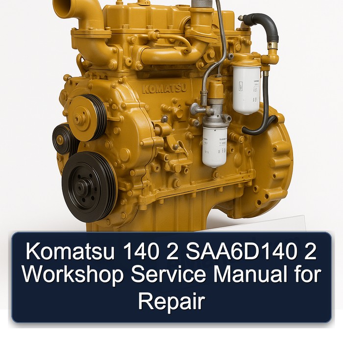 Komatsu 140 2 SAA6D140 2 Workshop Service Manual for Repair