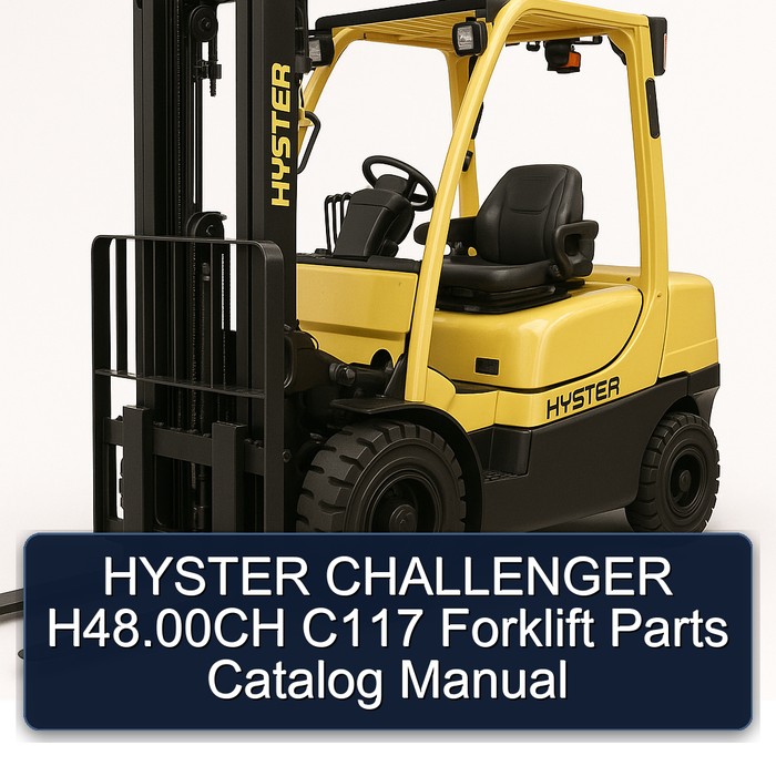 HYSTER CHALLENGER H48.00CH C117 Forklift Parts Catalog Manual