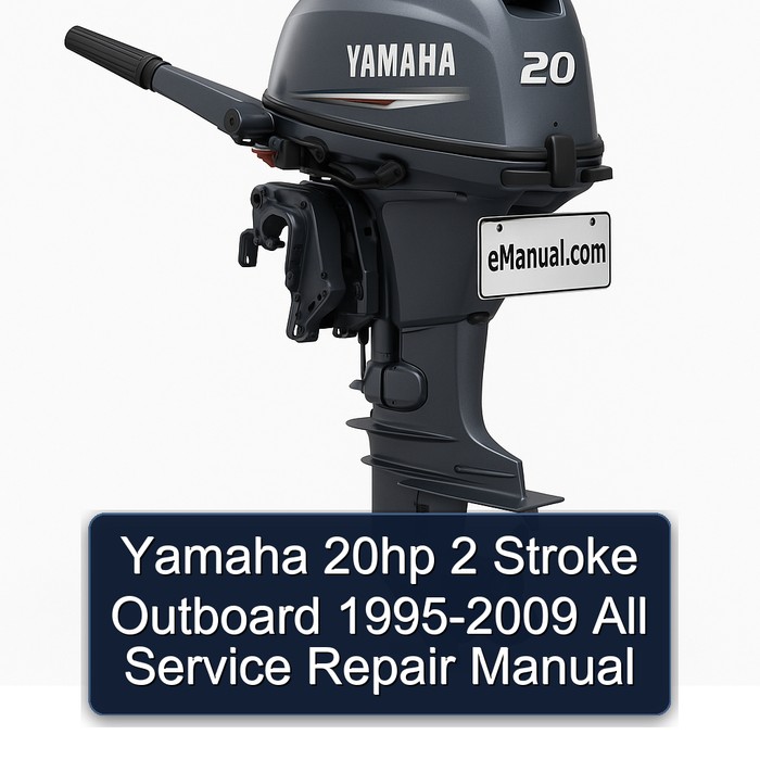 Yamaha 20hp 2 Stroke Outboard 1995-2009 All Manual de servicio y reparación