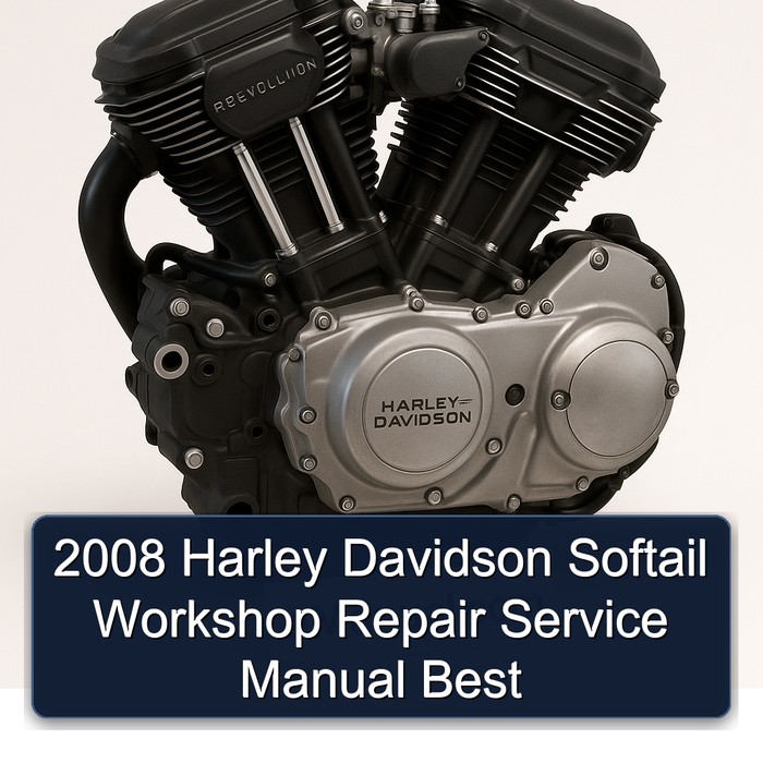 2008 Harley Davidson Softail Workshop Repair Service Manual Best