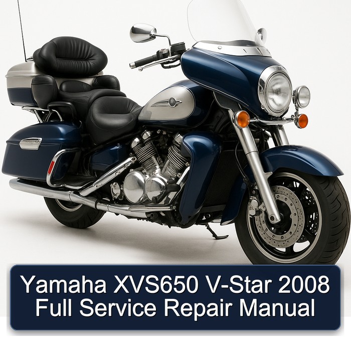 Yamaha XVS650 V-Star 2008 Full Service Repair Manual