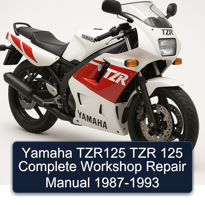 Yamaha TZR125 TZR 125 Complete Workshop Repair Manual 1987-1993