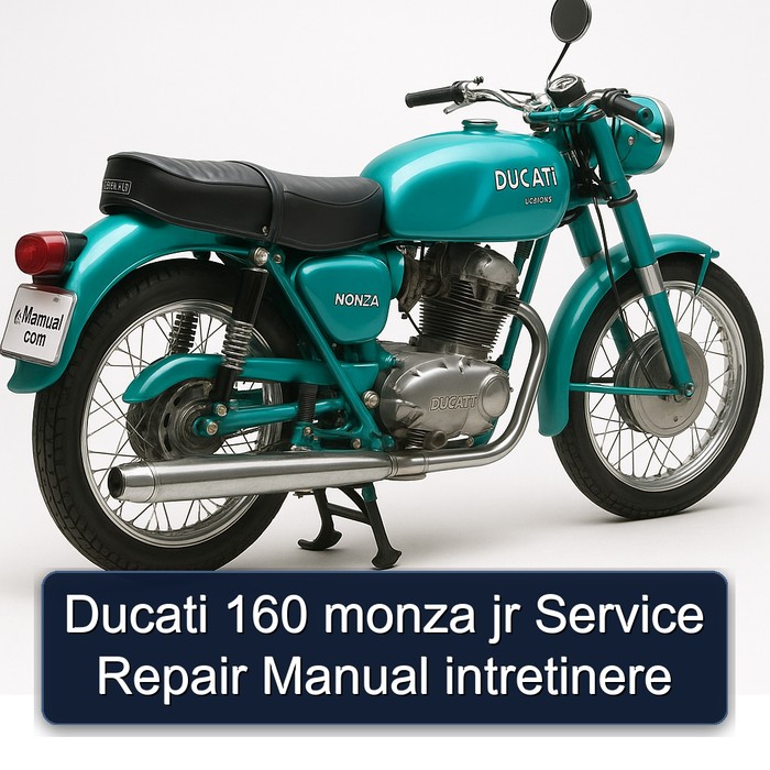 Ducati 160 monza jr Manual de servicio y reparación intretinere