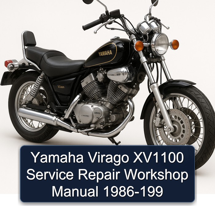 Yamaha Virago XV1100 Service Repair Workshop Manual 1986-199