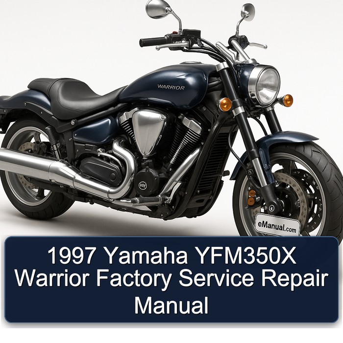 1997 Yamaha YFM350X Warrior Factory Service Repair Manual 