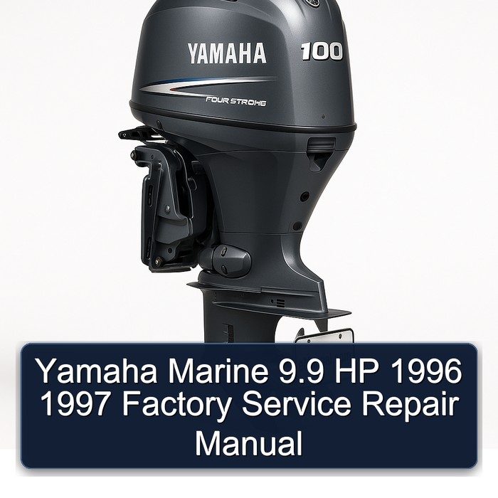 Yamaha Marine 9.9 HP 1996 1997 Factory Service Repair Manual 